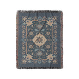 Miriam Navy & Gold in Medium (50" x 60") Size