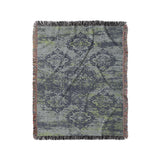 Jonah Navy & Chartreuse in Medium (50" x 60") Size