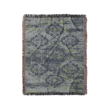 Jonah Navy & Chartreuse in Medium (50" x 60") Size