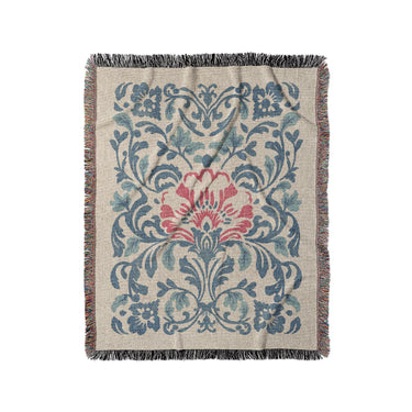 Beryl Blue & Red in Medium (50" x 60") Size