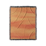 Ophelia Watercolor Fire Orange Balayage in Medium (50" x 60") Size