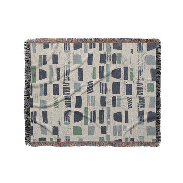 Milo Blue & Green in Medium (50" x 60") Size