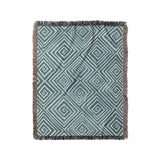 Hoffman Teal in Medium (50" x 60") Size
