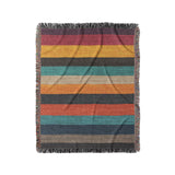 Brush Stripes Multicolor in Medium (50" x 60") Size