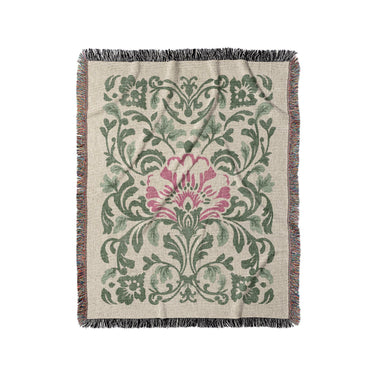 Beryl Green & Violet in Medium (50" x 60") Size