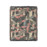 Harmon Surreal Check Blue & Pink in Medium (50" x 60") Size