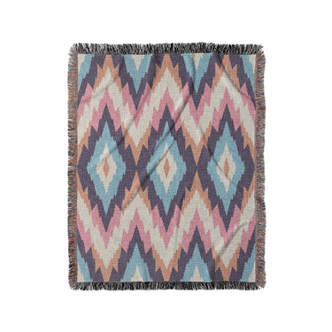 Dyani Magenta & Cyan in Medium (50" x 60") Size