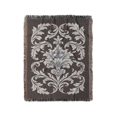 Aubrey Maroon & Light Blue in Medium (50" x 60") Size