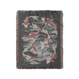 Koi Pond Charcoal in Medium (50" x 60") Size