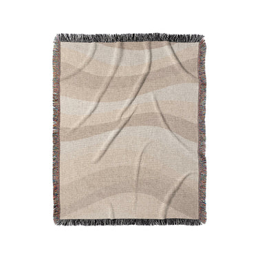 Sinuous Ivory Monochrome in Medium (50" x 60") Size