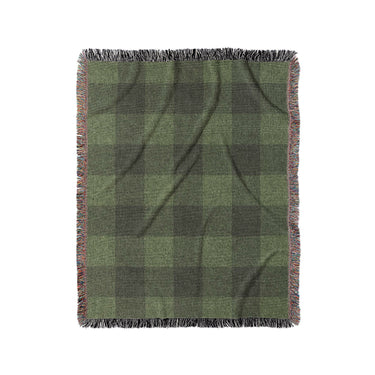 Buffalo Plaid Dark Olive in Medium (50" x 60") Size