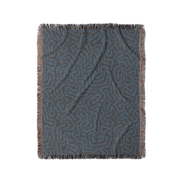 Kiva Slate Blue in Medium (50" x 60") Size