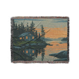 Adirondack Lakeside Cabin in Medium (50" x 60") Size