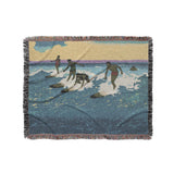 Surfers Sharing Wave by Charles Bartlett in Medium (50" x 60") Size