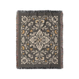 Annette Vintage Black & Yellow in Medium (50" x 60") Size