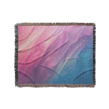 Cirrus Blue & Magenta in Medium (50" x 60") Size