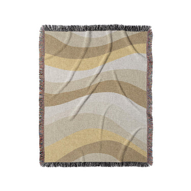 Sinuous Ivory Monochrome in Medium (50" x 60") Size