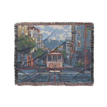 San Francisco Trolley in Medium (50" x 60") Size