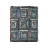 Diego Black & Blue in Medium (50" x 60") Size