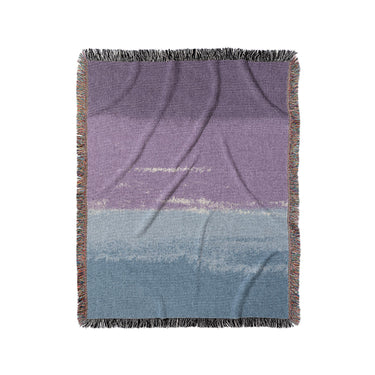 Imogen Watercolor Blue & Purple Ombre in Medium (50" x 60") Size