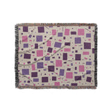 Geometric Confetti Purple & Pink in Medium (50" x 60") Size