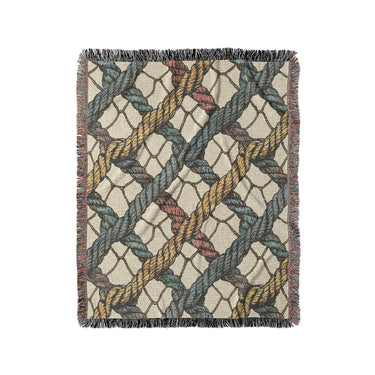 Naval Rope Multicolor in Medium (50" x 60") Size