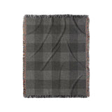 Buffalo Plaid Charcoal Black in Medium (50" x 60") Size