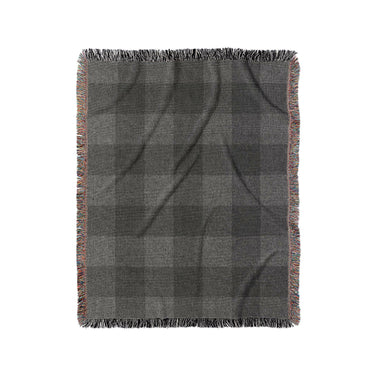 Buffalo Plaid Charcoal Black in Medium (50" x 60") Size