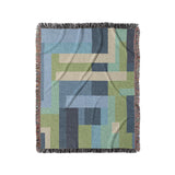 Henry Blue & Green in Medium (50" x 60") Size