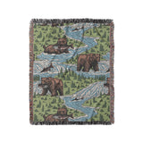 Bears Catching Salmon in Medium (50" x 60") Size