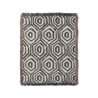 Torrance Black & Ivory in Medium (50" x 60") Size