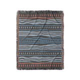 Delsin Blue & Black in Medium (50" x 60") Size