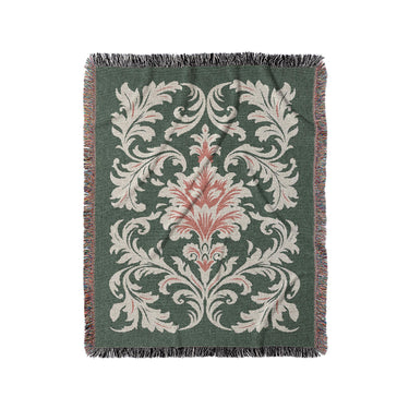 Aubrey Green & Red in Medium (50" x 60") Size