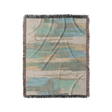 Jörgan Teal & Taupe in Medium (50" x 60") Size