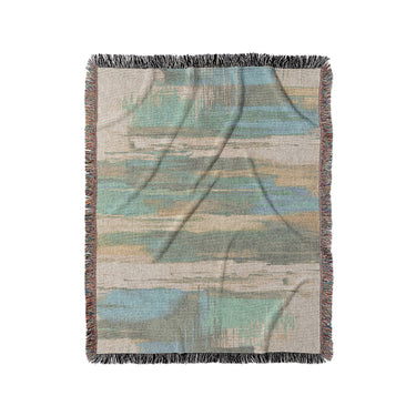 Jörgan Teal & Taupe in Medium (50" x 60") Size