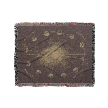 Equinox Brown & Gold in Medium (50" x 60") Size