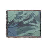 Tethys Navy & Seafoam in Medium (50" x 60") Size