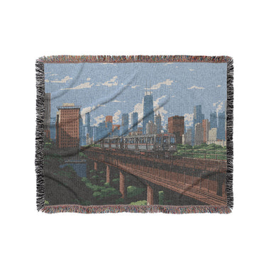 Chicago Metro in Medium (50" x 60") Size