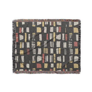 Milo Black Red & Yellow in Medium (50" x 60") Size