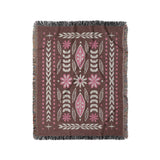 Topanga Burgundy & Pink in Medium (50" x 60") Size