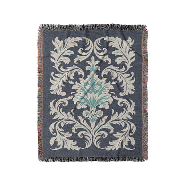 Aubrey Navy & Teal in Medium (50" x 60") Size