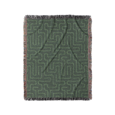 Terra Olive Green in Medium (50" x 60") Size