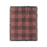 Buffalo Plaid Deep Red in Medium (50" x 60") Size
