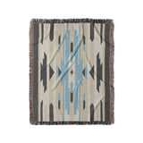 Jessa Blue & Ivory in Medium (50" x 60") Size