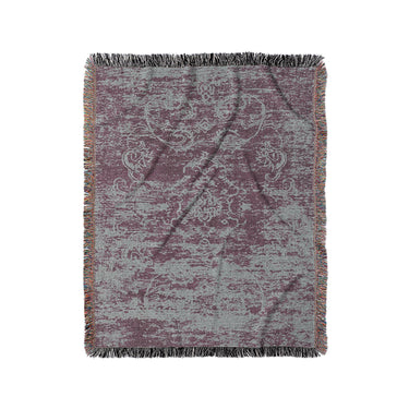 Bennett Maroon & Grey in Medium (50" x 60") Size