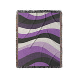 Sinuous Purple Monochrome in Medium (50" x 60") Size