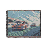 8 Bit Stock Cars in Medium (50" x 60") Size