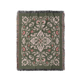 Annette Green & Coral in Medium (50" x 60") Size