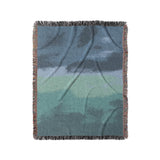 Micah Watercolor Blue & Teal in Medium (50" x 60") Size