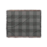 Buffalo Plaid Charcoal Black in Medium (50" x 60") Size